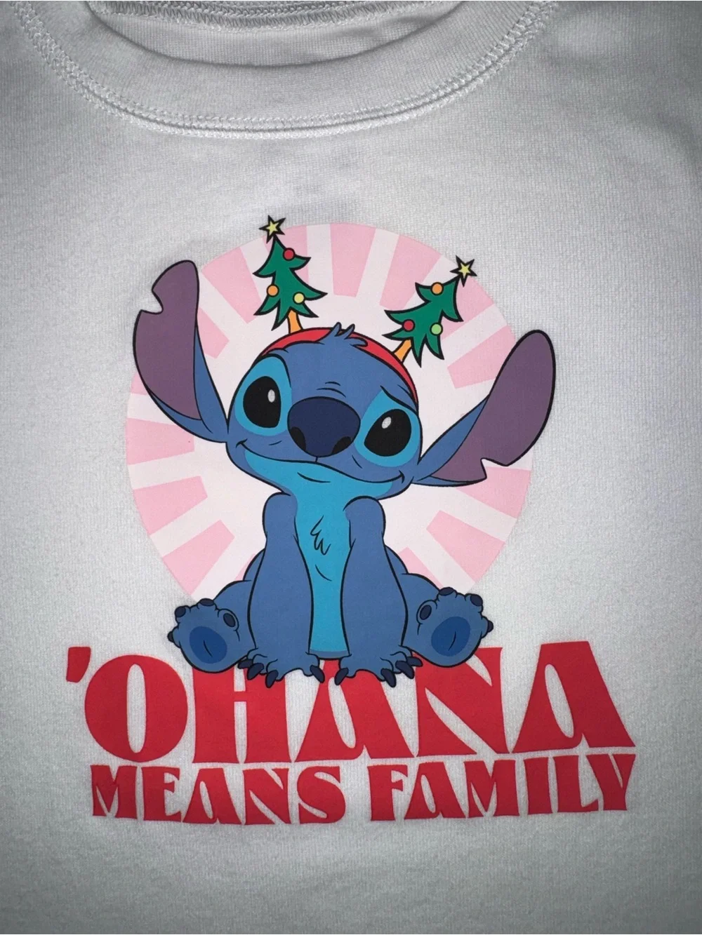 Old Navy Kids Stitch Holiday Pajama Set Girls’ Size 6